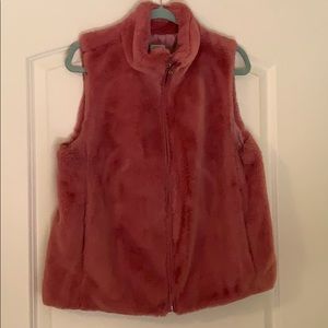 JCrew Faux Fur Vest